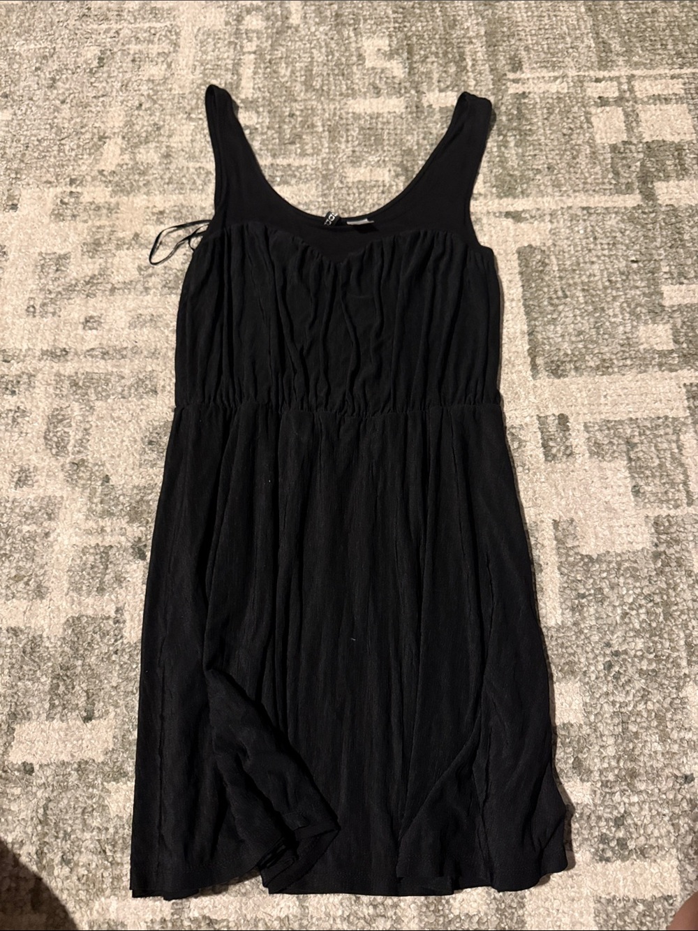 H&M Black Sleeveless Mini Dress
